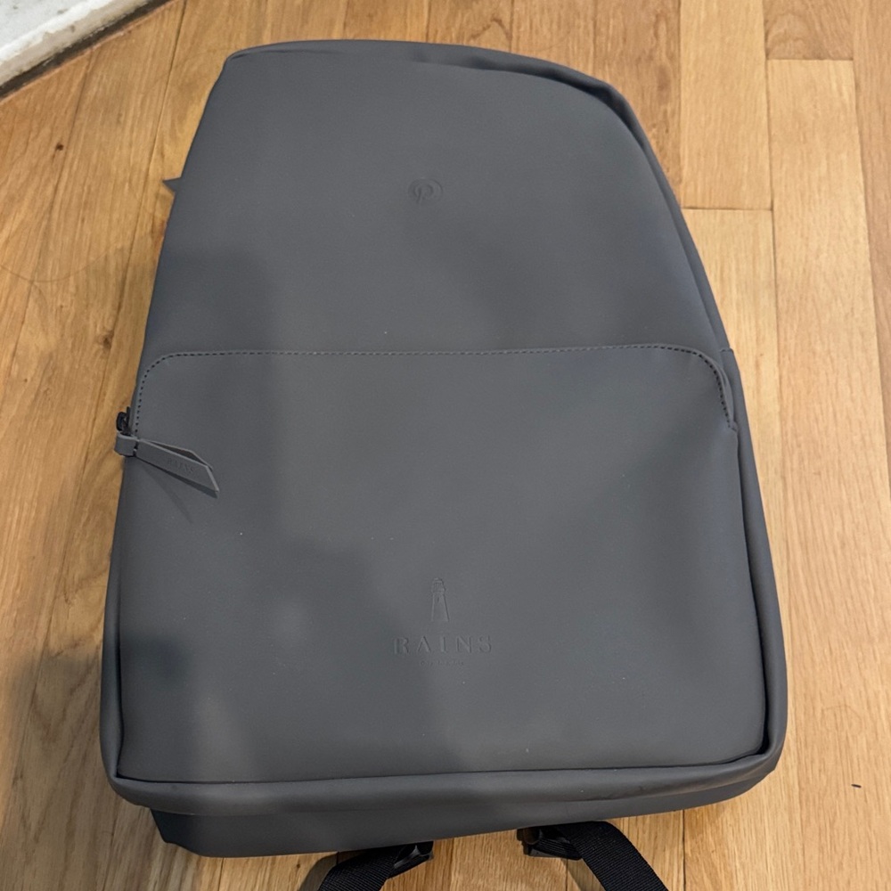 Rains Charcoal Backpack for Men
